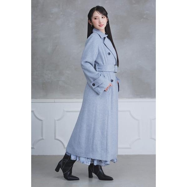 リエンダ（rienda）/ダブルカラーシェイプドチェスターコート