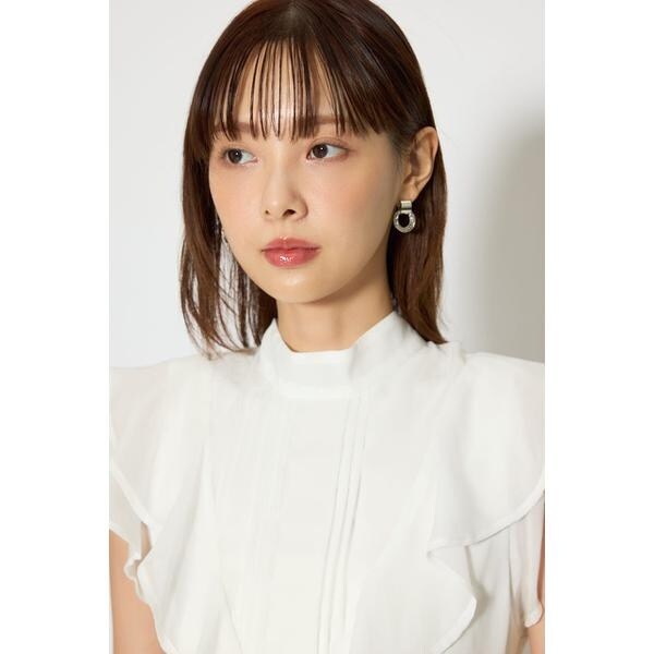 リエンダ（rienda）/【森香澄さん着用】バックリボンフリルブラウスの