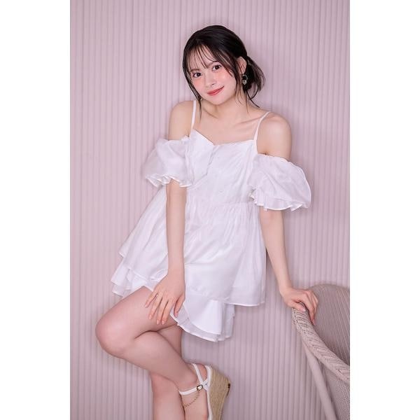 リエンダ（rienda）/【AKB48 伊藤百花さん着用アイテム】2WAYビジューオフショルブラウス_3