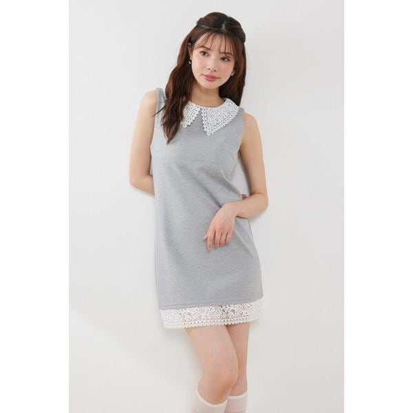 リエンダ（rienda）/レースカラーポンチカットワンピース 8,712円