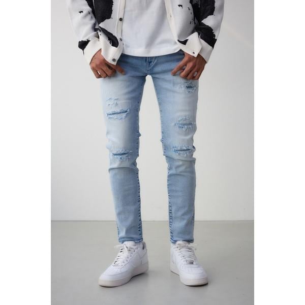 アズールバイマウジー（AZUL BY MOUSSY）/AZUL DENIM リペアスキニー