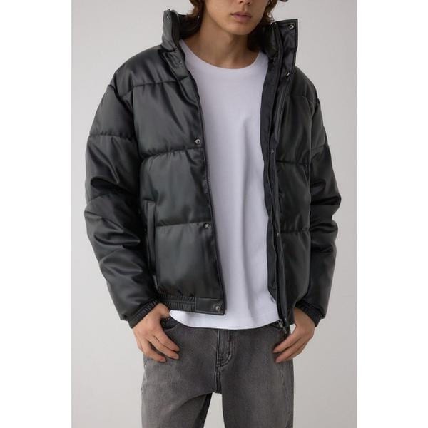 【NEW】アズールバイマウジー（AZUL BY MOUSSY）/合皮中綿ブルゾン