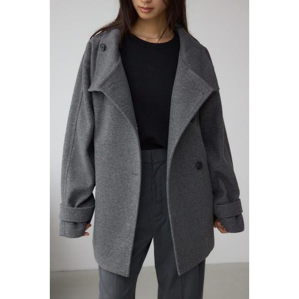 アズールバイマウジー（AZUL BY MOUSSY）/B−HEATスタンドカラーミドルコート