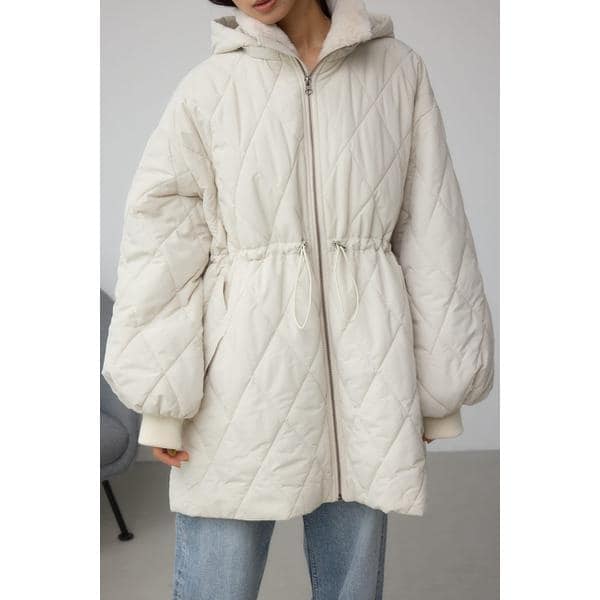 アズールバイマウジー（AZUL BY MOUSSY）/キルティング中綿ミドルコート