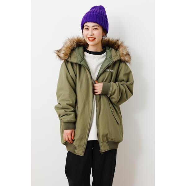 ロデオクラウンズ ワイドボウル（RODEO CROWNS WIDE BOWL）/（WEB限定）フードフェイクファーパディングブルゾンの通販は