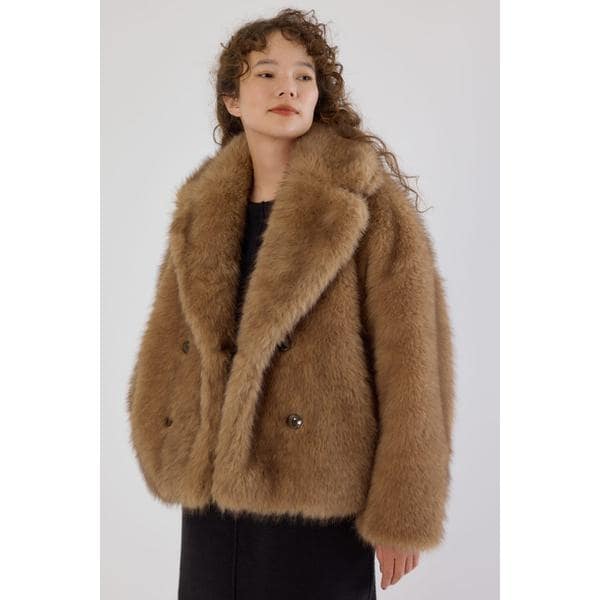 ロデオクラウンズ ワイドボウル（RODEO CROWNS WIDE BOWL）/フェイクファーピーコート