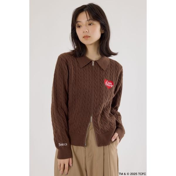 ロデオクラウンズ ワイドボウル（RODEO CROWNS WIDE BOWL）/(Care Bears) モチーフジップカーディガン