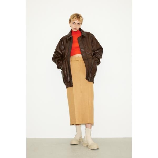 スライ（SLY）/【THROW】BONDING I LINE スカート 7,150円