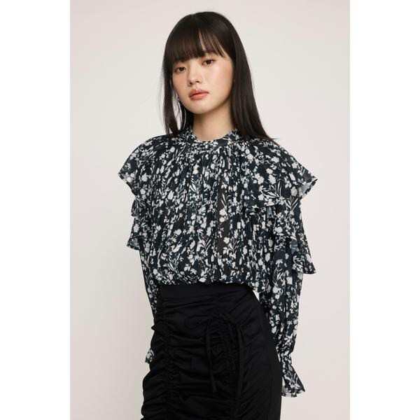 スライ（SLY）/【LIMITED ITEM】FLOWER CHIFFON ブラウス