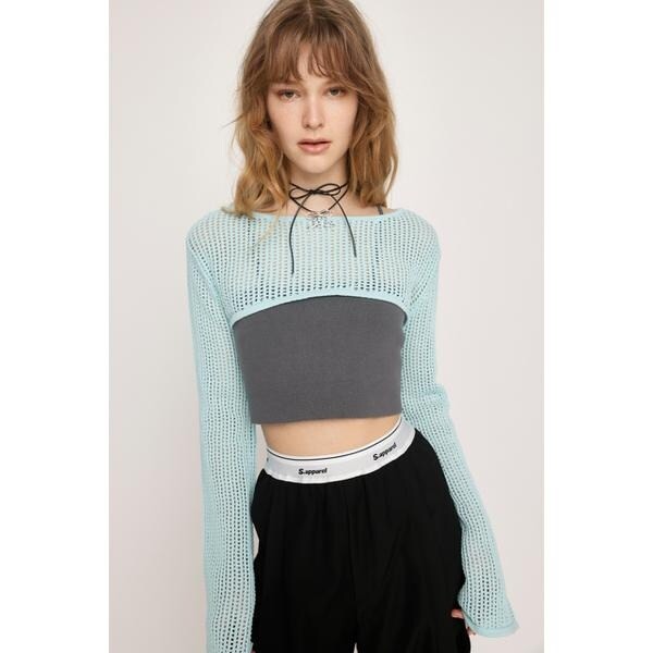 スライ（SLY）/CROCHET SHORT トップスの通販は