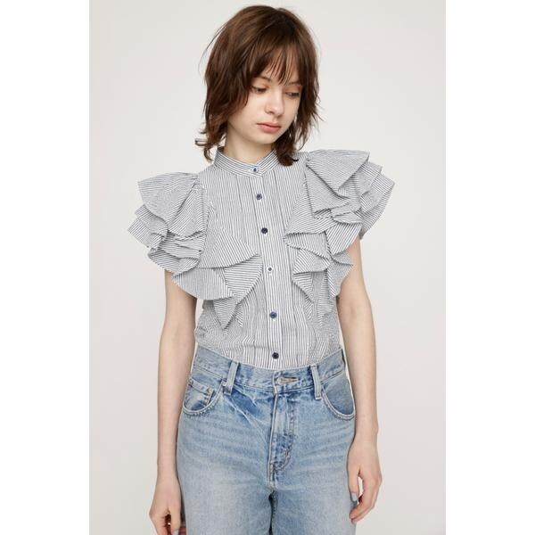 スライ（SLY）/2WAY SEERSUCKER FRILL ブラウスの通販は 7,700円