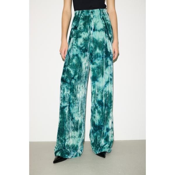 スライ（SLY）/【THROW】VELOURS WRINKLE TUCK パンツ