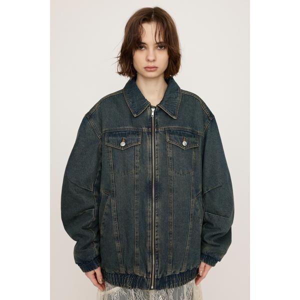 スライ（SLY）/FRONT ZIP DENIM ブルゾン