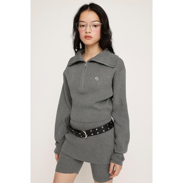 【NEW】スライ（SLY）/FRONT ZIP KNIT トップスの通販は 6,996円