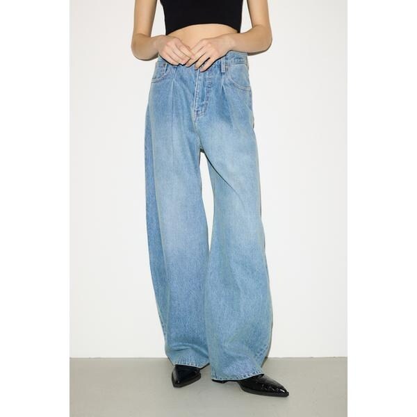 スライ（SLY）/【THROW】J／W CURVE TUCKED パンツの通販はau