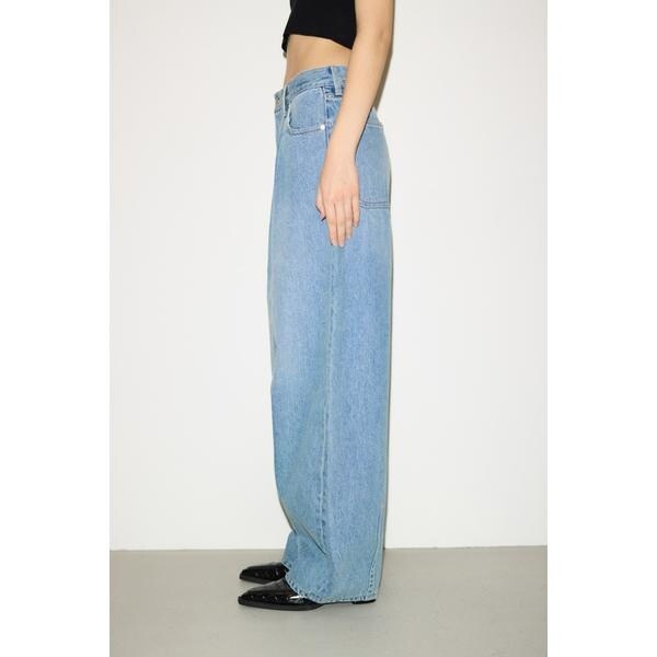 【THROW】J／W CURVE TUCKED パンツ　タグ付き THROW by SLY | 【THROW】J／W CURVE TUCKED パンツ (ワイド