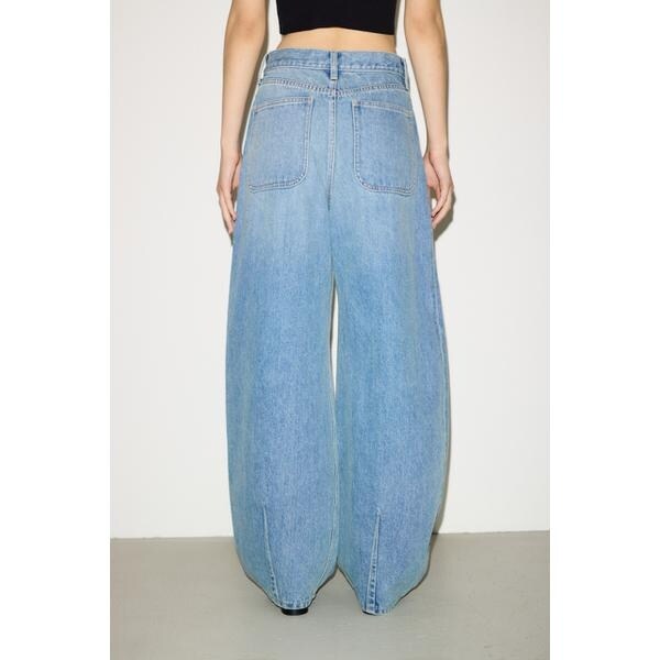 【THROW】J／W CURVE TUCKED パンツ THROW by SLY | 【THROW】J／W CURVE TUCKED パンツ (ワイド
