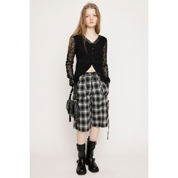 SLY レースアップ アシンメトリー スカート ベルト SLY スライ レース