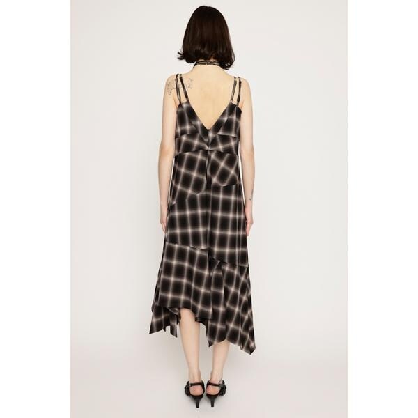 スライ（SLY）/ASYMMETRY HEM CHECK ワンピースの通販はau PAY