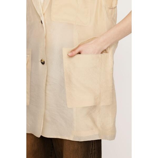 スライ（SLY）/SHEER TAILOR ベスト_13