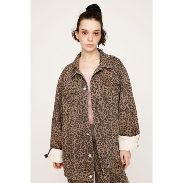 スライ（SLY）/LEOPARD 4XL DENIM JK−D