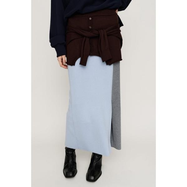 スライ（SLY）/DOCKING KNIT スカート