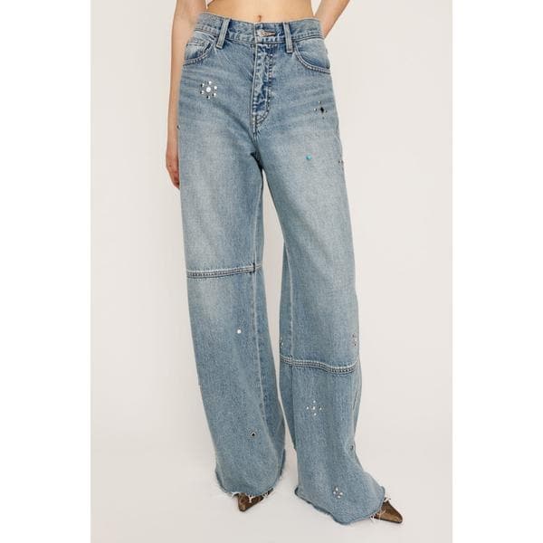 スライ（SLY）/STUDS SEAM DESIGN FLARE PT−B