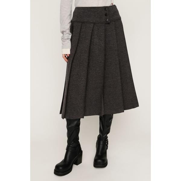 スライ（SLY）/KNITTING PLEATS スカート 9,504円