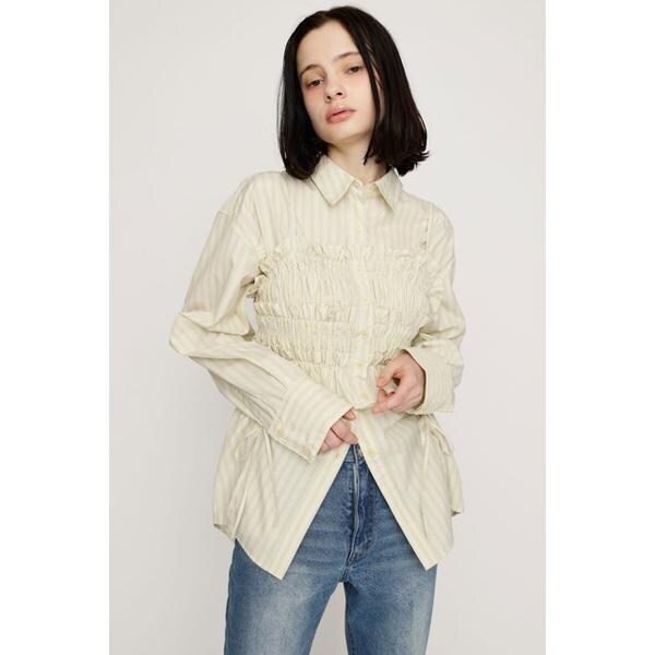 スライ（SLY）/【SNSで話題！】BUSTIER LAYERED GATHER シャツの通販は