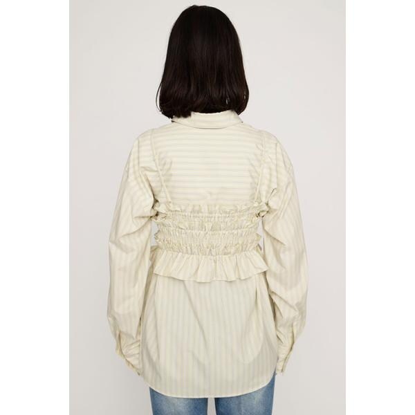 スライ（SLY）/【SNSで話題！】BUSTIER LAYERED GATHER シャツの通販は