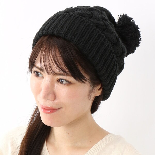 アトレナ（ATRENA）/バスケット柄正ちゃん【ニット/あたたか/防寒/シンプル】 ニット帽