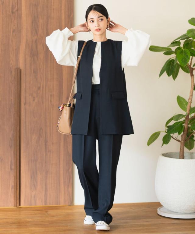 セレン（CELEN）/2025SS新作【洗濯機洗い/トールサイズ】ロングジレ