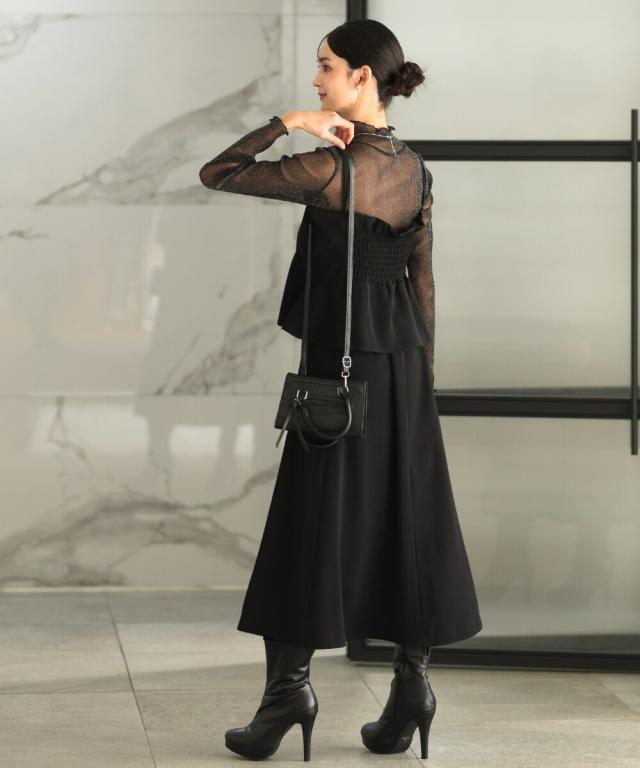 セレン（CELEN）/2025SS新作【洗濯機洗い/トールサイズ】ドレープスカート