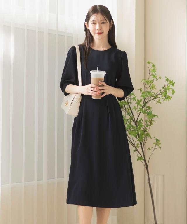 セレン（CELEN）/2025SS新作【洗濯機洗い/トールサイズ】五分袖タック