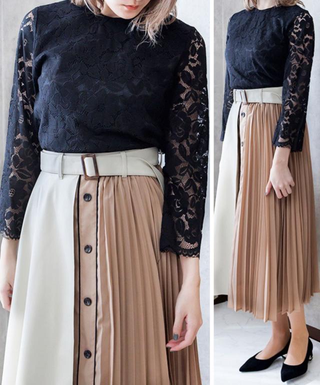 リブルーム（Rebloom）/レディース ベーシック総レースブラウス 花柄の