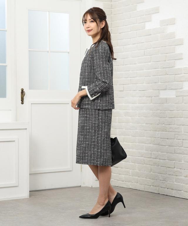 リブルーム（Rebloom）/ツイードワンピースセットアップ