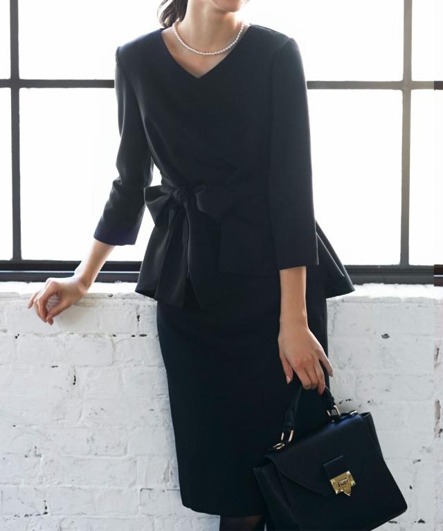 リブルーム（Rebloom）/ベルト付フレアトップス3ピース