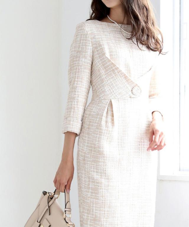 リブルーム（Rebloom）/ファンシーツイードタイトワンピーススーツ リブルーム（Rebloom）/ファンシーツイードタイトワンピーススーツの