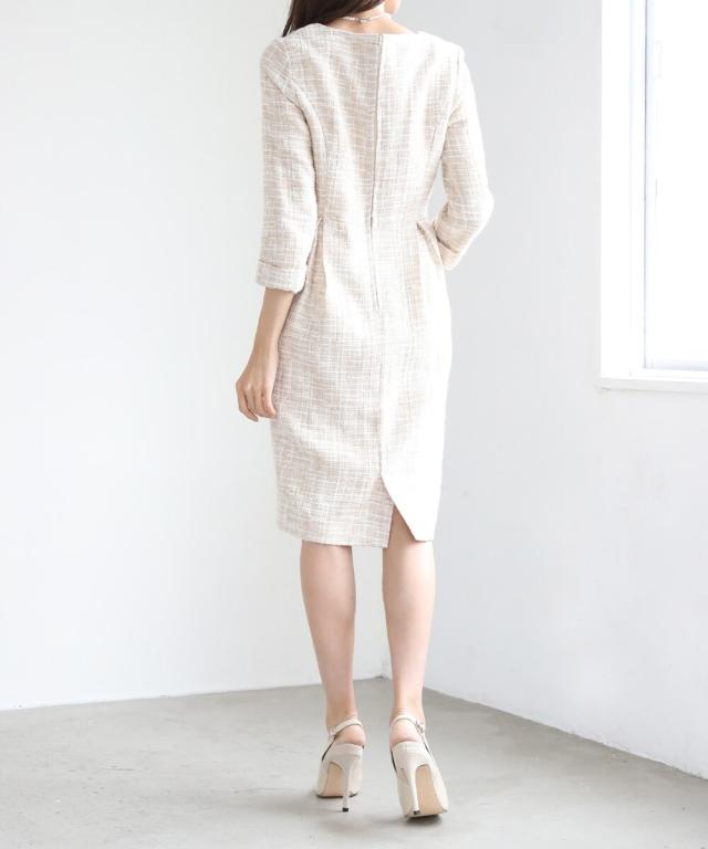 リブルーム（Rebloom）/ファンシーツイードタイトワンピーススーツの