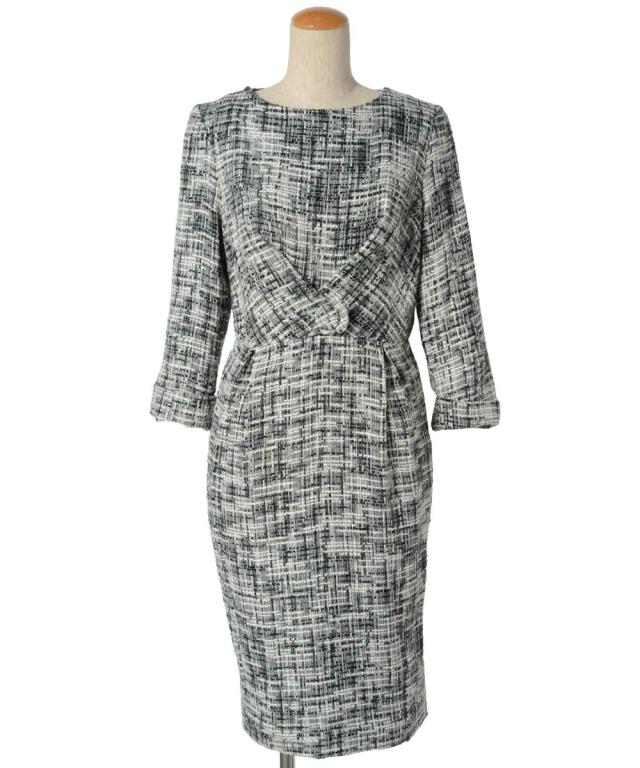 リブルーム（Rebloom）/ファンシーツイードタイトワンピーススーツの