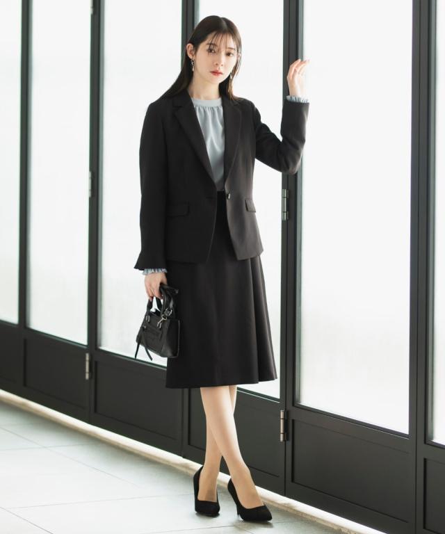 セレン（CELEN）/2025SS新作【洗える/UVカット/花粉防止】テーラードジャケット・ミディスカートセットアップ