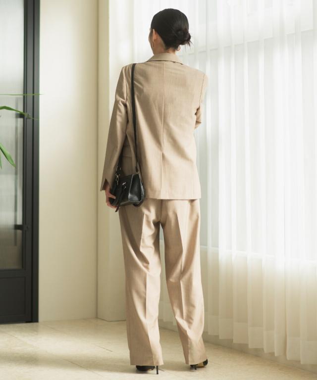 セレン（CELEN）/2025SS新作【洗濯機洗い/トールサイズ】リネンライクジャケット・パンツセットアップ セレン（CELEN）/2025SS新作【洗濯機洗い/トールサイズ】リネンライク