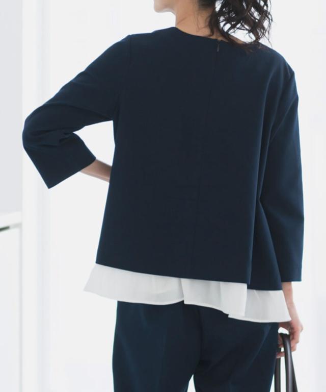 セレン（CELEN）/レイヤード風トップス・パンツセットアップ DF20010−10 セレン（CELEN）/レイヤード風トップス・パンツセットアップ DF20010