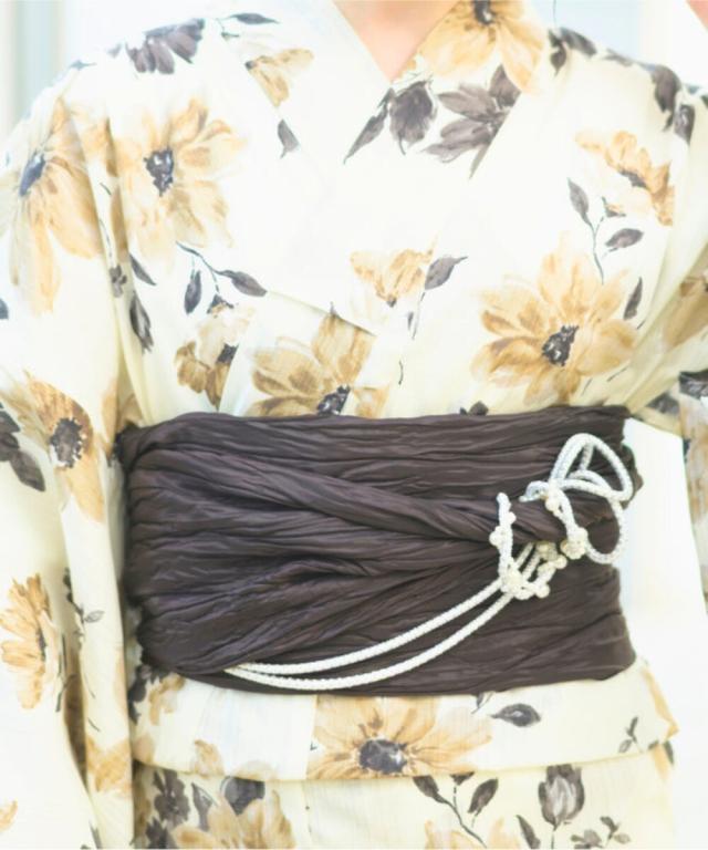 セレン（CELEN）/浴衣4点セット 色香花 (浴衣 兵児帯 腰紐2本)