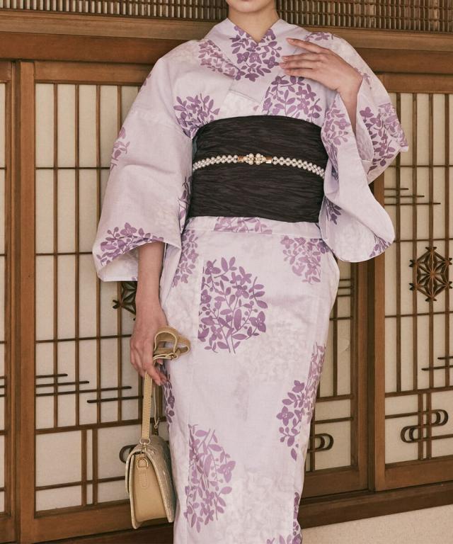 セレン（CELEN）/花風アンティーク 浴衣 4点セット（浴衣・兵児帯・腰紐2本）