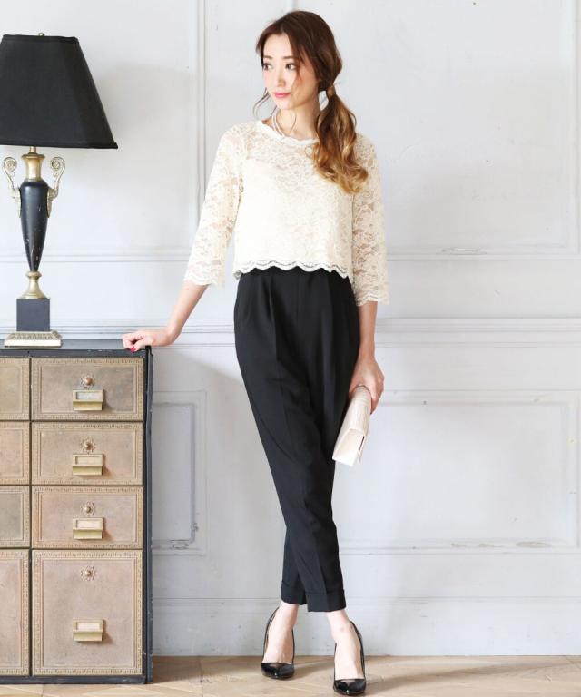 リブルーム（Rebloom）/大人レーストップスセットアップパンツ