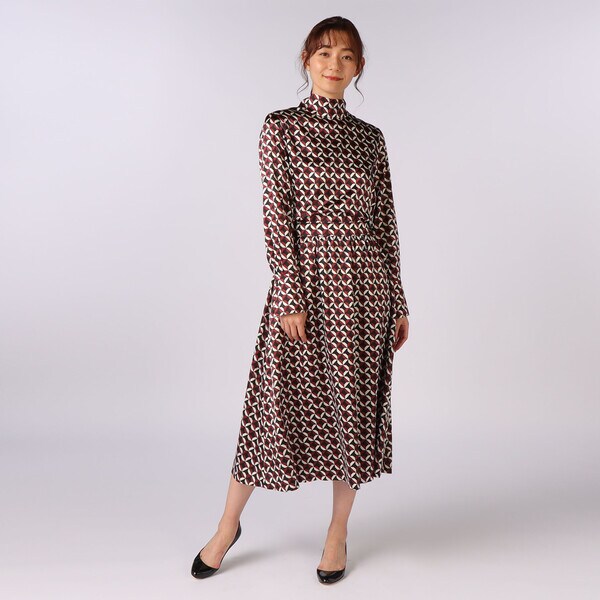 スキャパ/ジオメトリックビンダブラウス