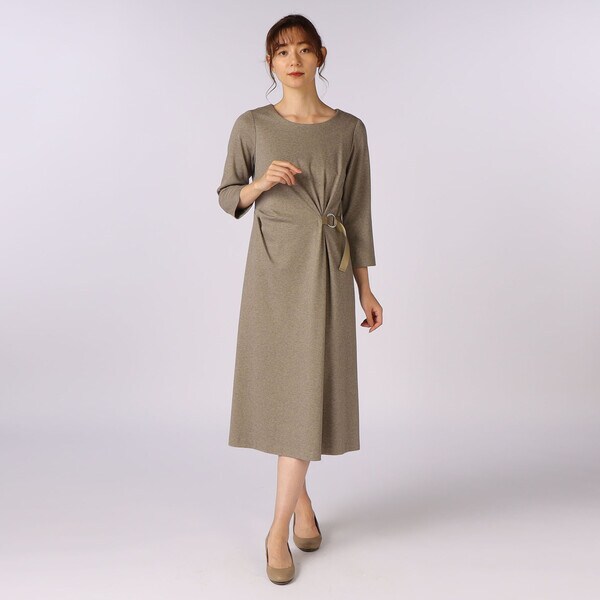 美品 ポール&ジョーsize36 S 半袖 シャツ リーフ柄 ワンピース