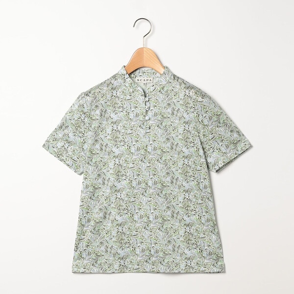 スキャパ（SCAPA）/リバティリーフジャージカットソー