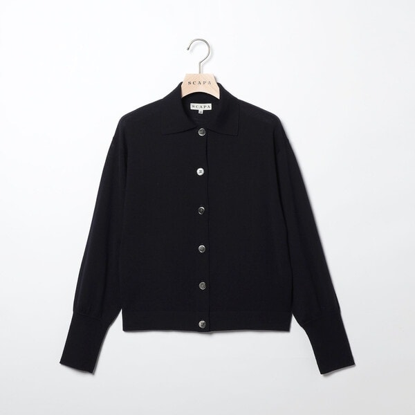 スキャパ（SCAPA）/ブラッキーニットカーディガン